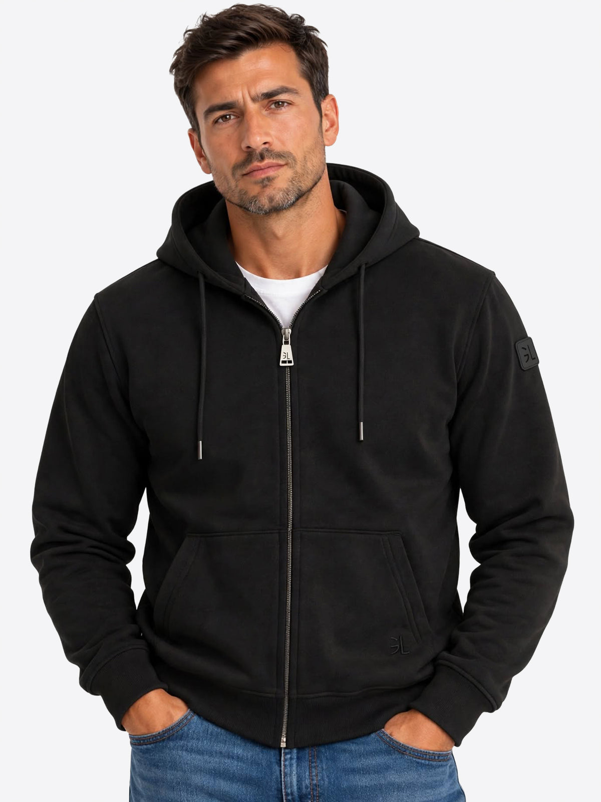 Felpa GIANNI LUPO da Uomo - nero GL2243F-F26BLK