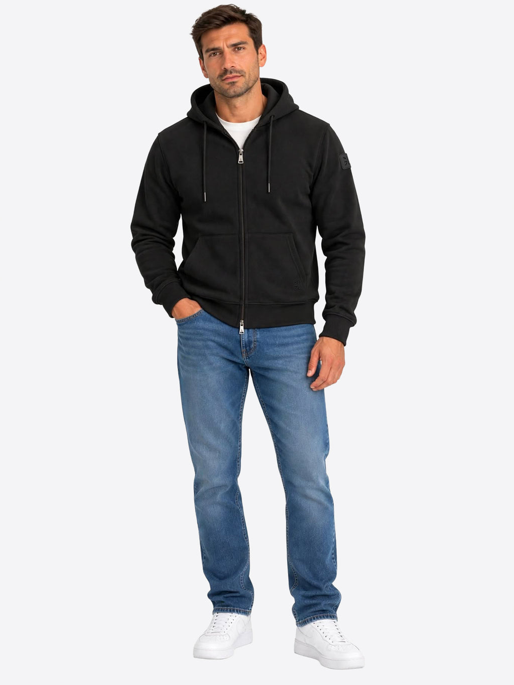 Felpa GIANNI LUPO da Uomo - nero GL2243F-F26BLK