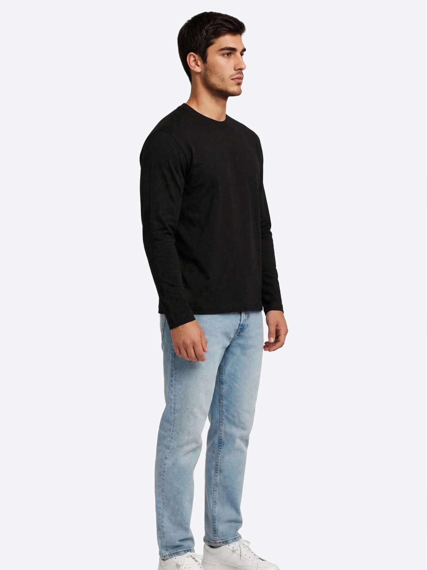 Long-shirt GIANNI LUPO da Uomo - nero GL2315FBLK