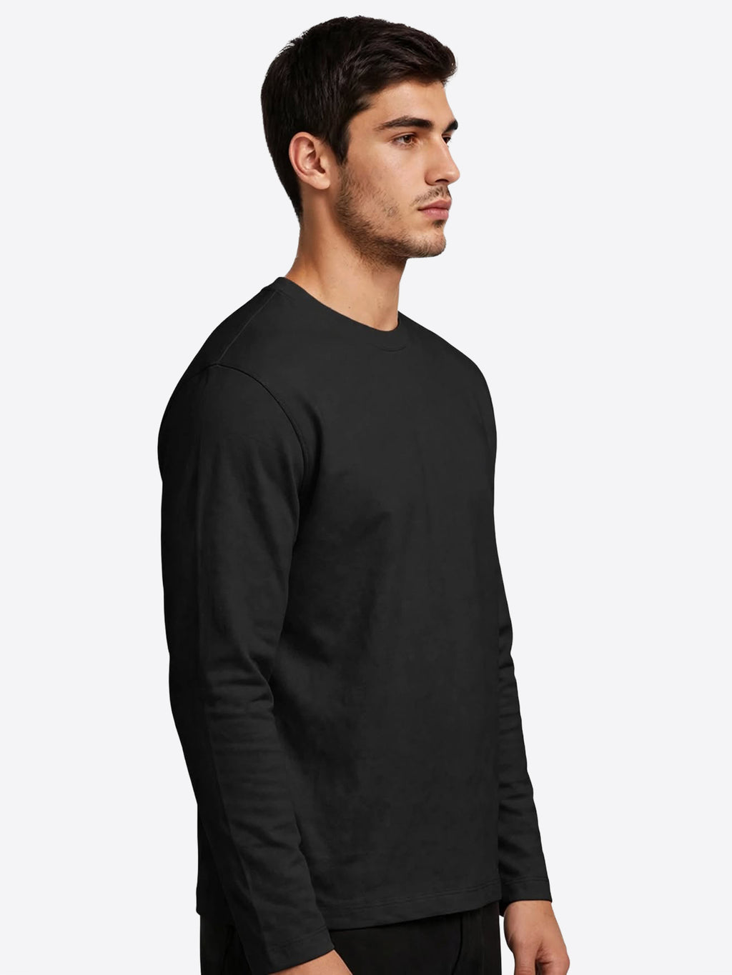 Long-shirt GIANNI LUPO da Uomo - nero GL2315FBLK