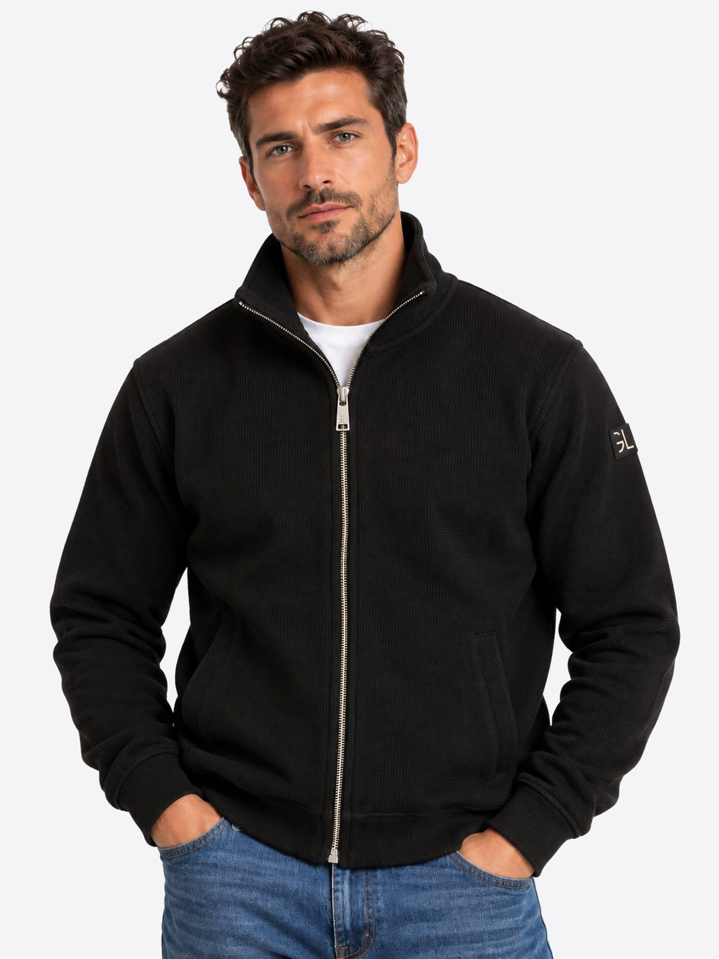 Felpa GIANNI LUPO da Uomo - nero GL2324FBLK
