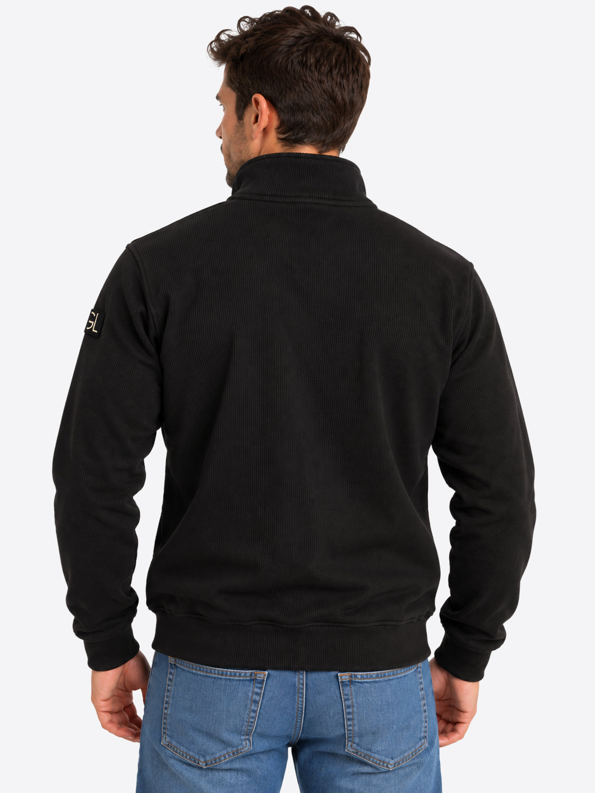 Felpa GIANNI LUPO da Uomo - nero GL2324FBLK