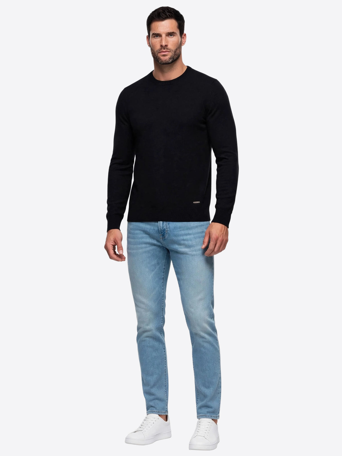 Maglia GIANNI LUPO da Uomo - nero GL33398-F26BLK