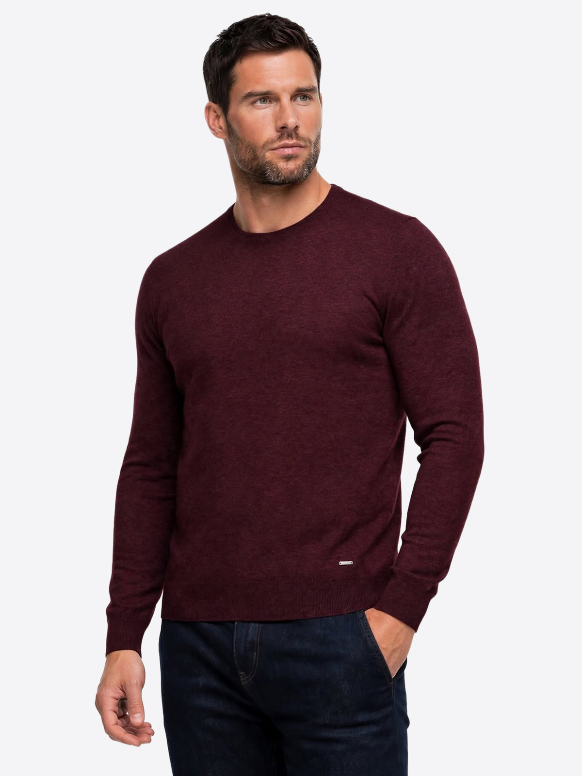 Maglia GIANNI LUPO da Uomo - rosso GL33398-F26BORDEAUX