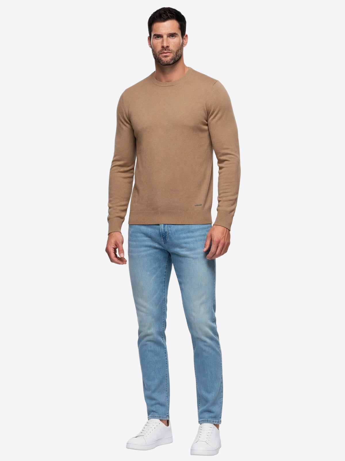 Maglia GIANNI LUPO da Uomo - beige GL33398-F26CAMEL