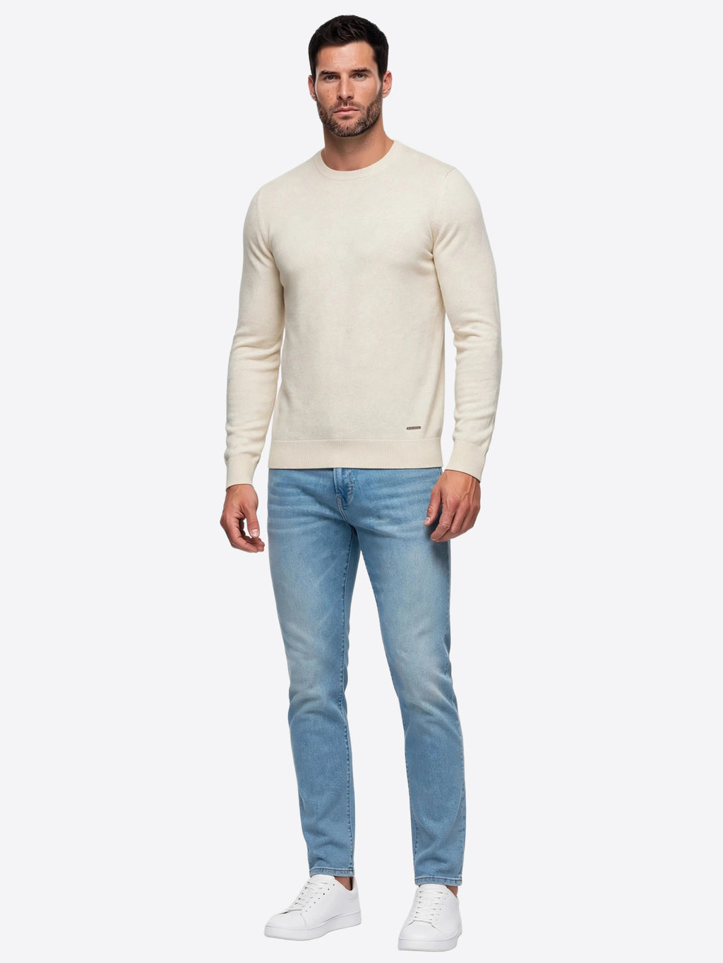 Maglia GIANNI LUPO da Uomo - bianco GL33398-F26PANNA
