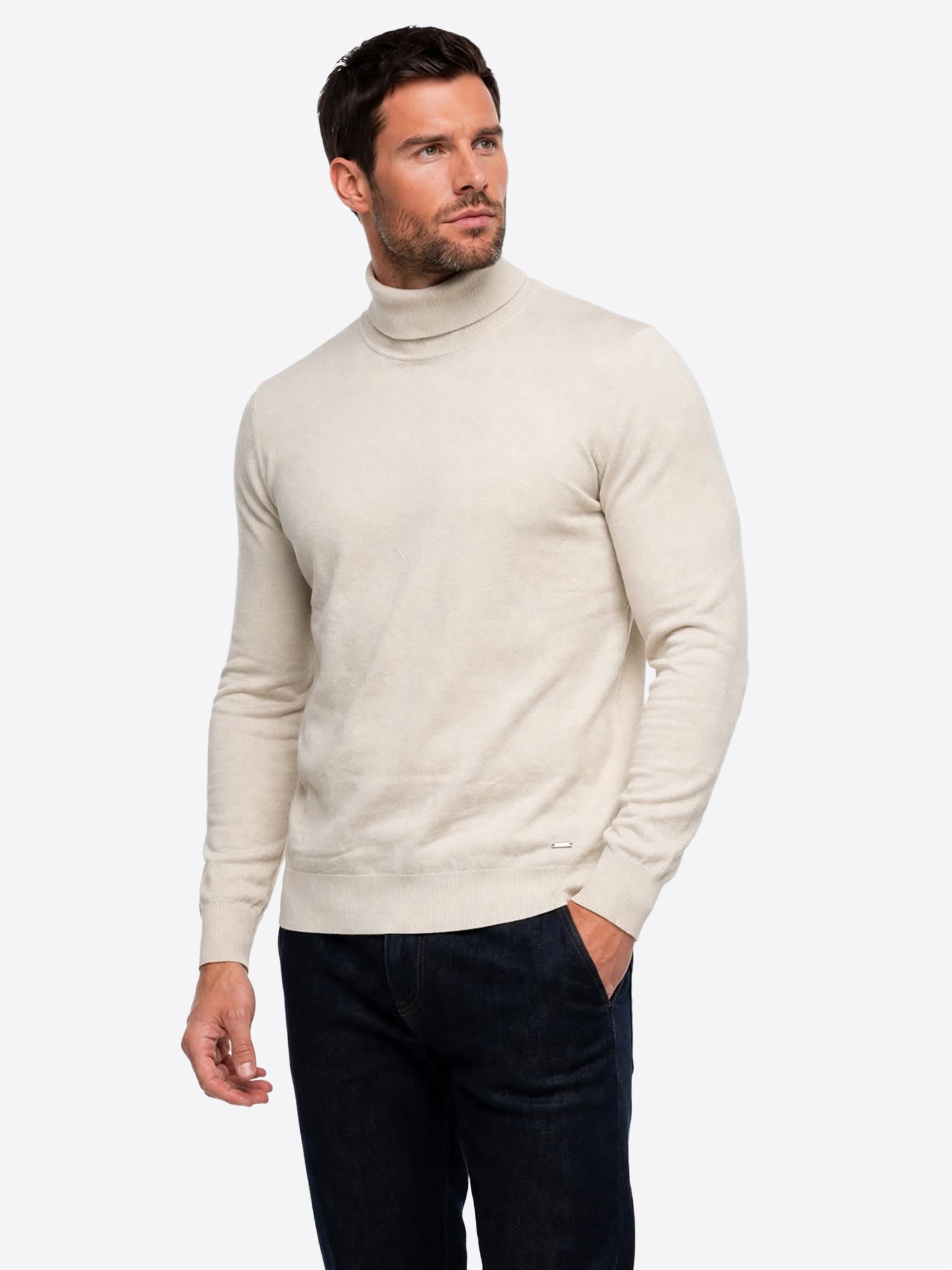 Maglia GIANNI LUPO da Uomo - bianco GL33500-F26PANNA