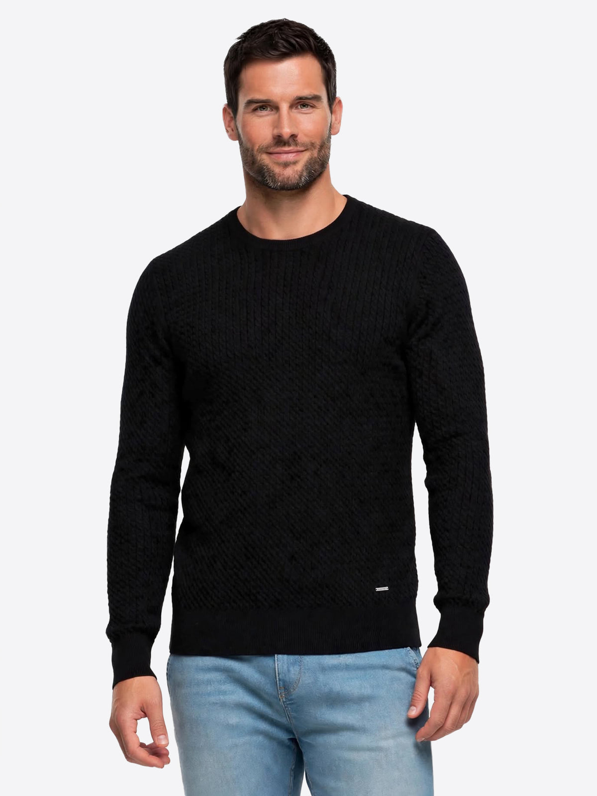 Maglia GIANNI LUPO da Uomo - nero GL35071-F26BLK