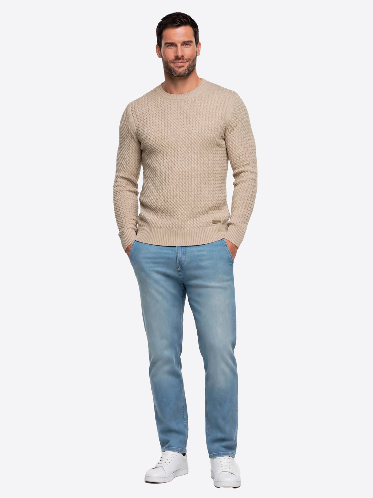 Maglia GIANNI LUPO da Uomo - beige GL35071-F26CAMEL