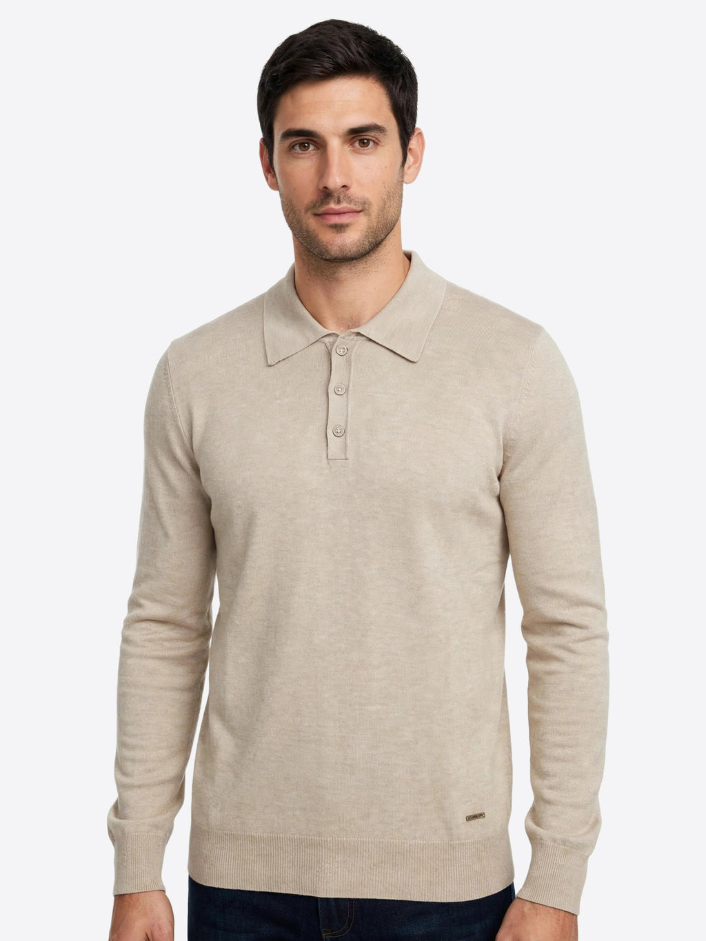 Maglia GIANNI LUPO da Uomo - beige GL508S-F26CAMEL