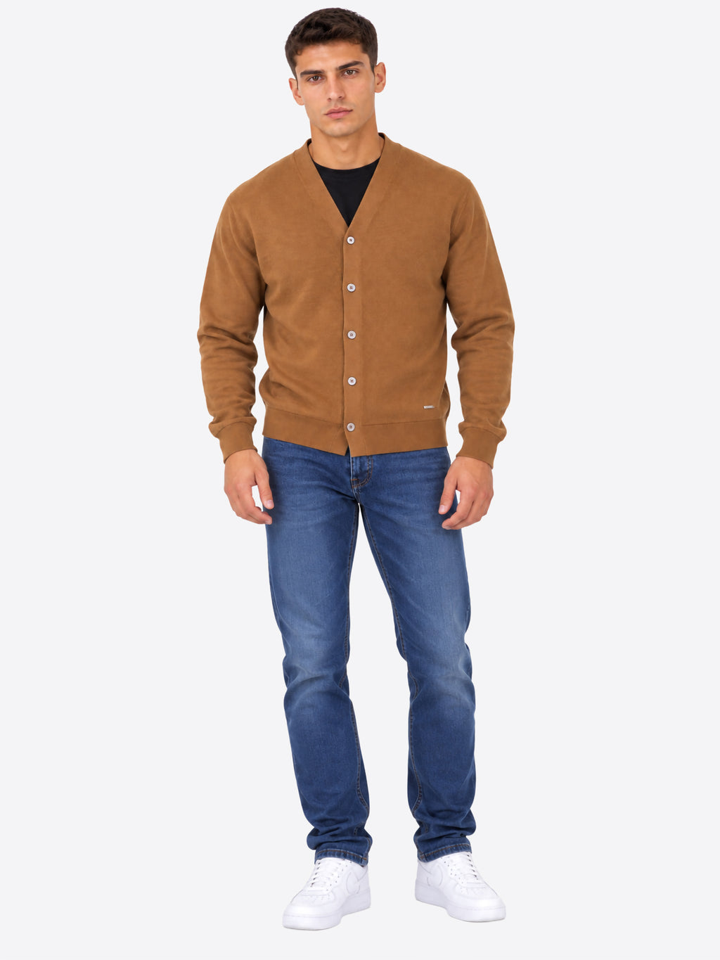 Cardigan GIANNI LUPO da Uomo - beige GL513S-F26BISCOTTO