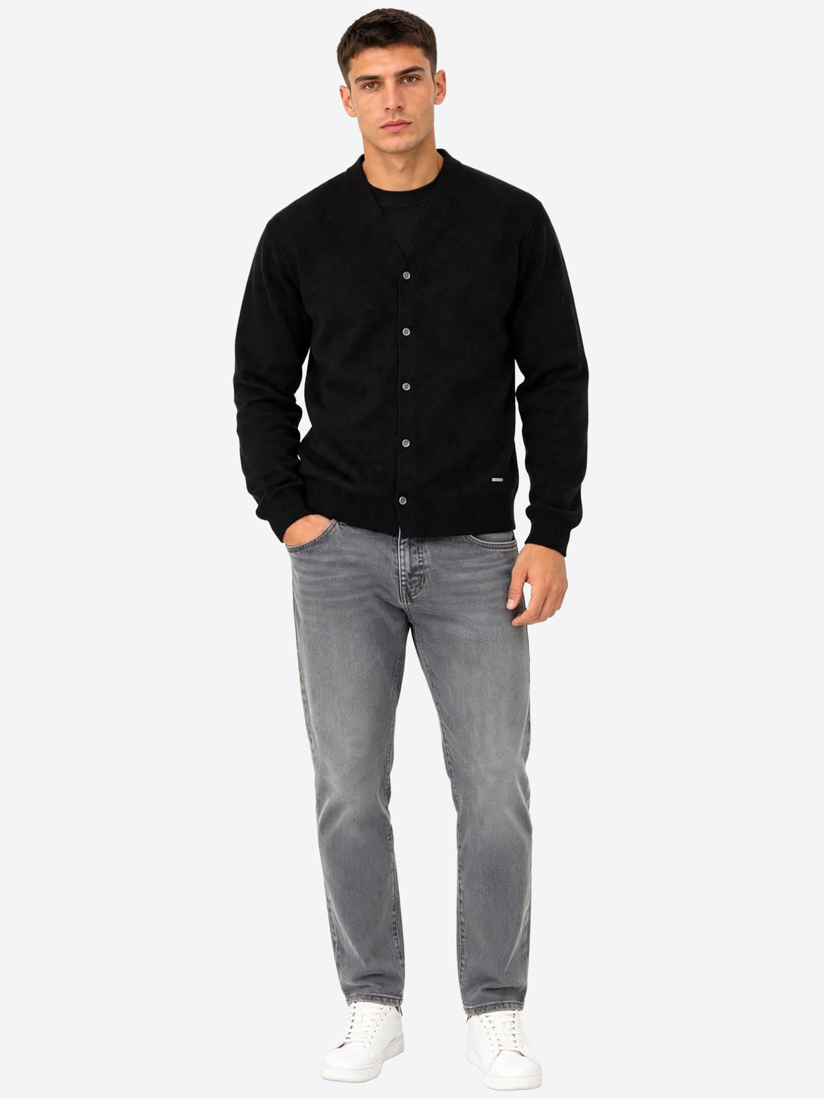Cardigan GIANNI LUPO da Uomo - nero GL513S-F26BLK