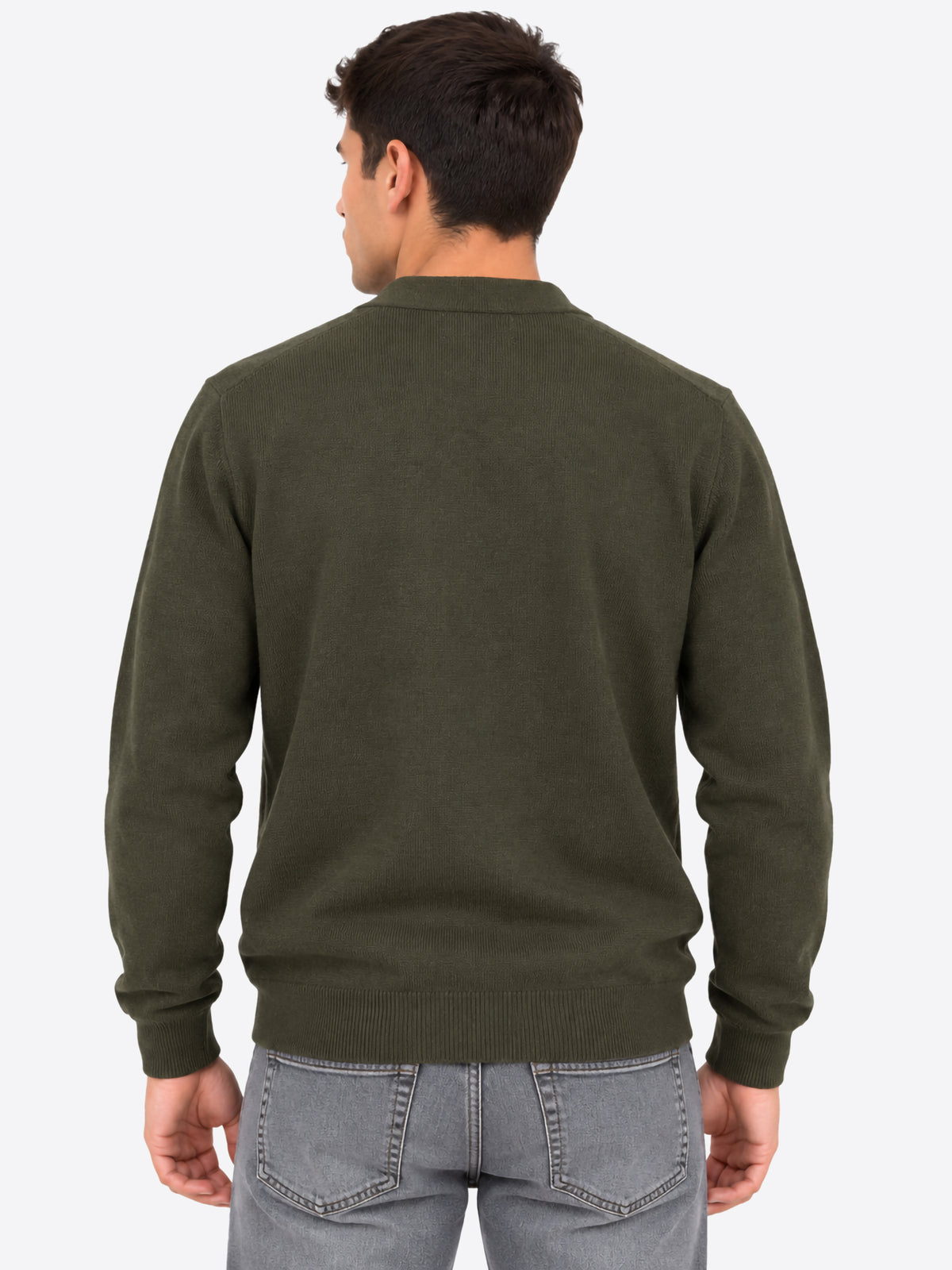 Cardigan GIANNI LUPO da Uomo - verde GL513S-F26MILITARY
