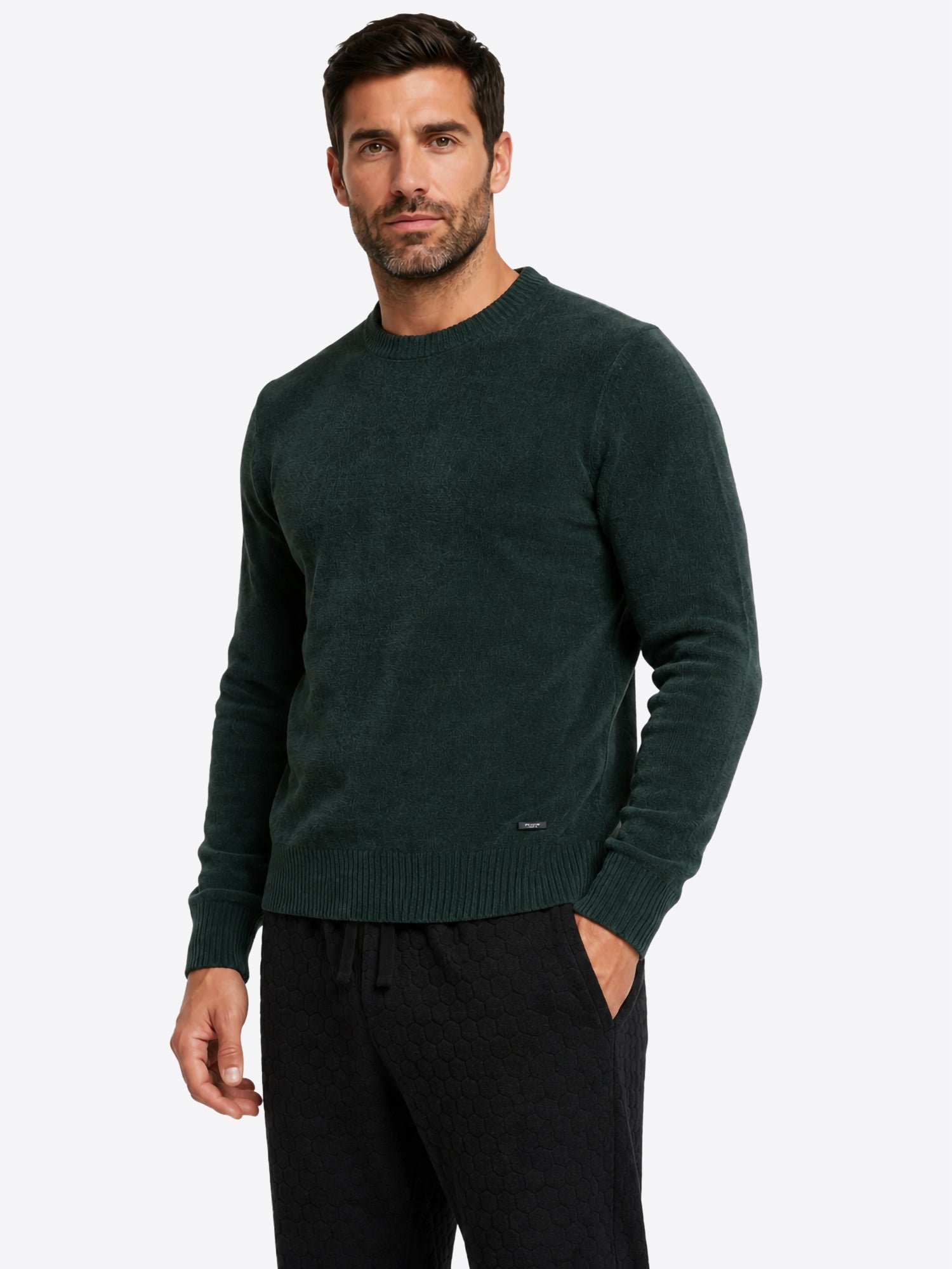 Maglia GIANNI LUPO da Uomo - verde GL535-F26DARKGREEN