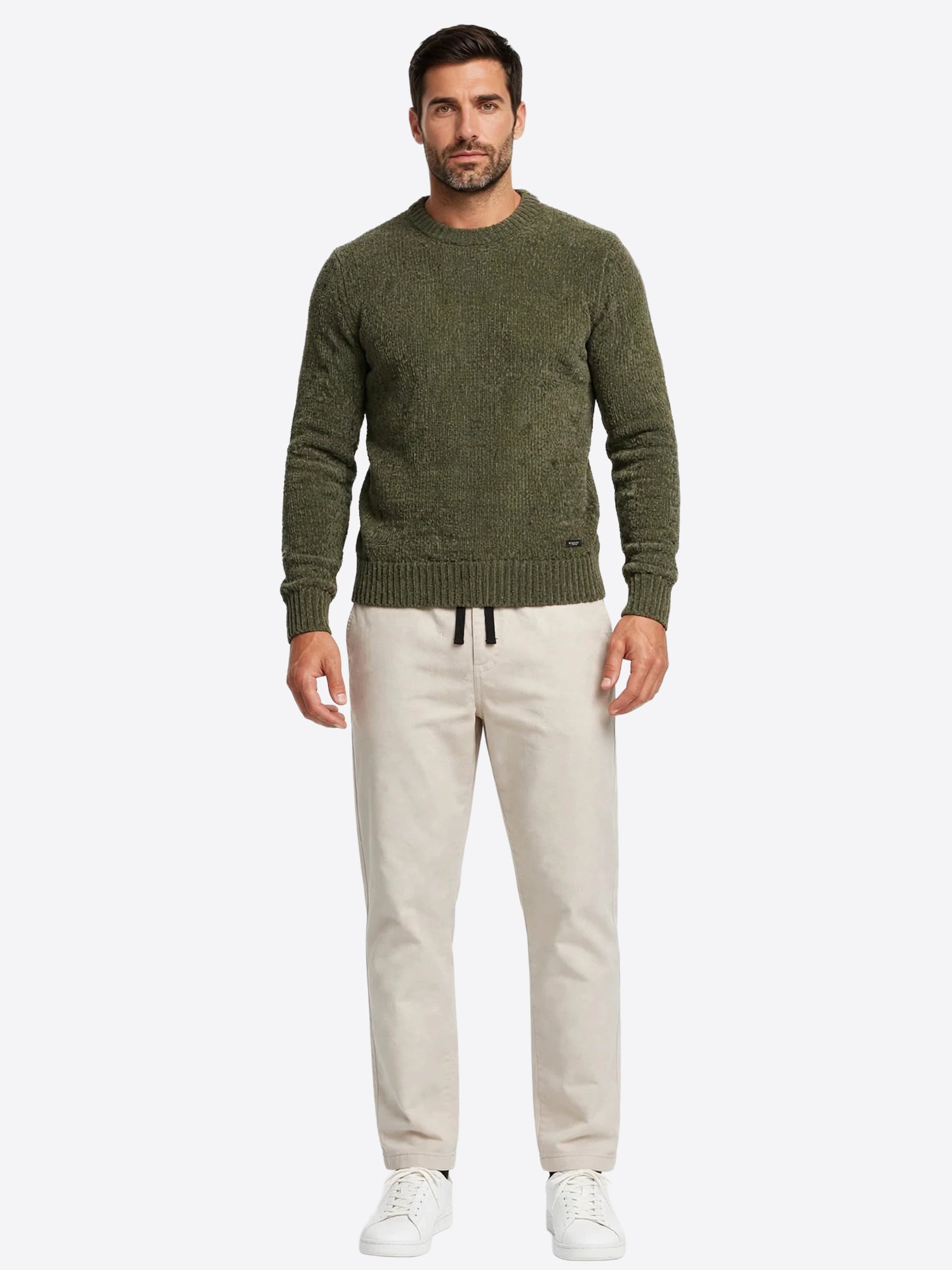 Maglia GIANNI LUPO da Uomo - verde GL535-F26MILITARY