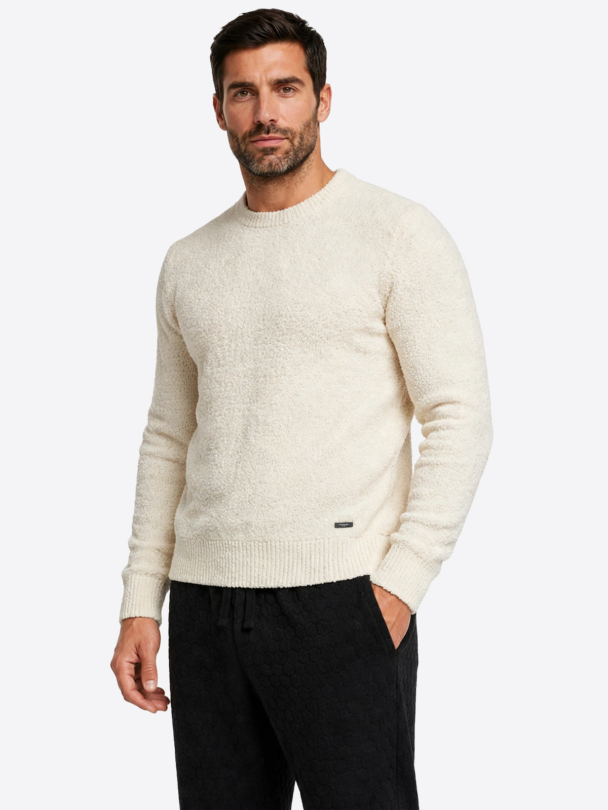 Maglia GIANNI LUPO da Uomo - bianco GL535-F26WHT