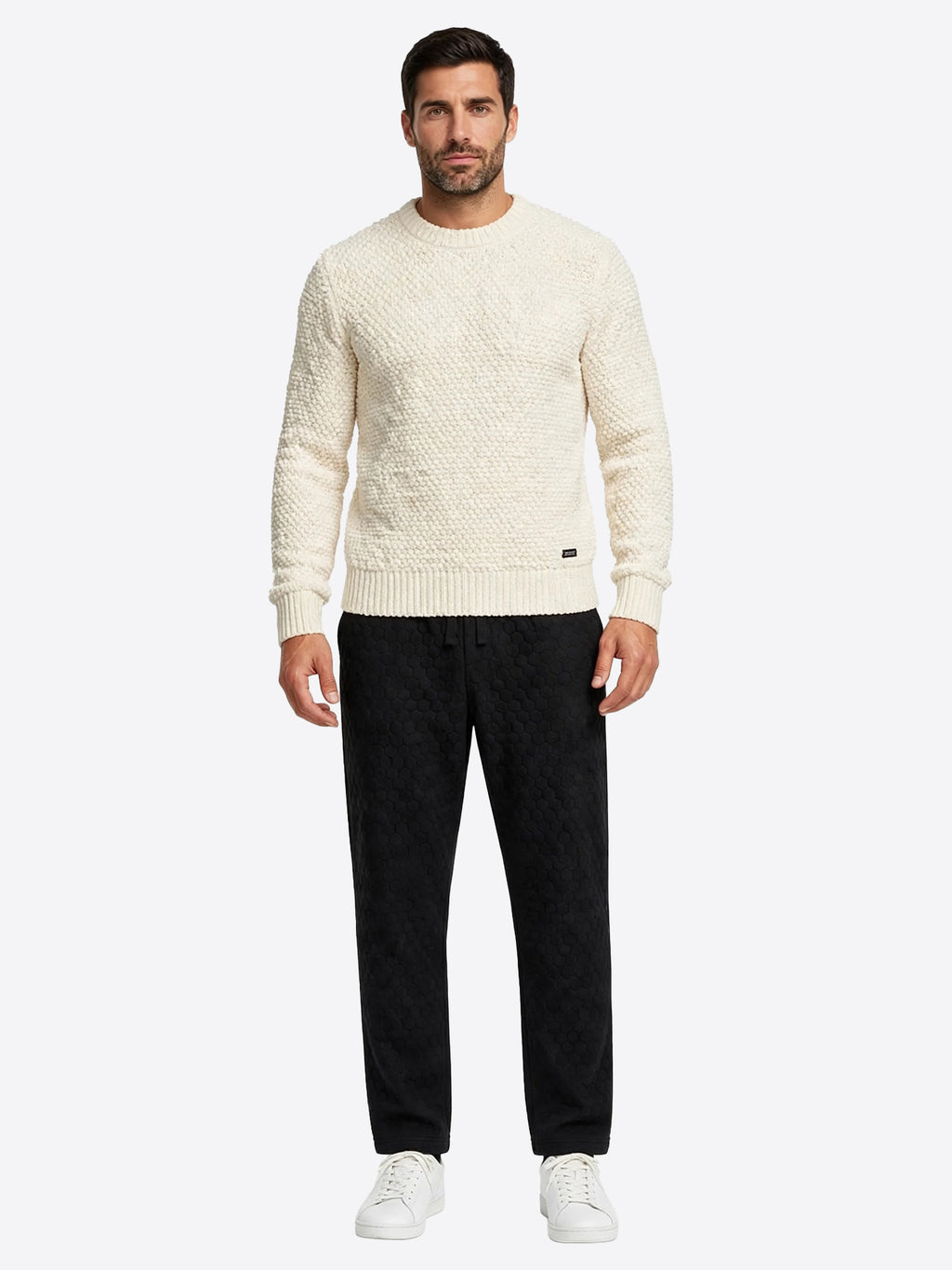 Maglia GIANNI LUPO da Uomo - bianco GL535-F26WHT