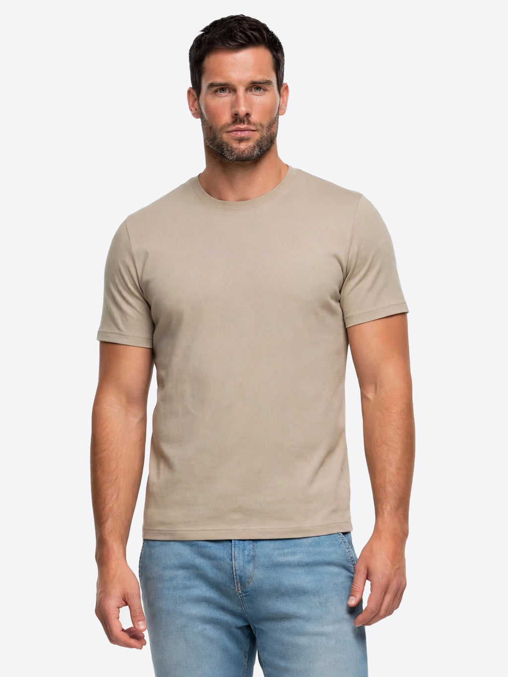 T-shirt GIANNI LUPO da Uomo - beige GL963F-F26BEIGE
