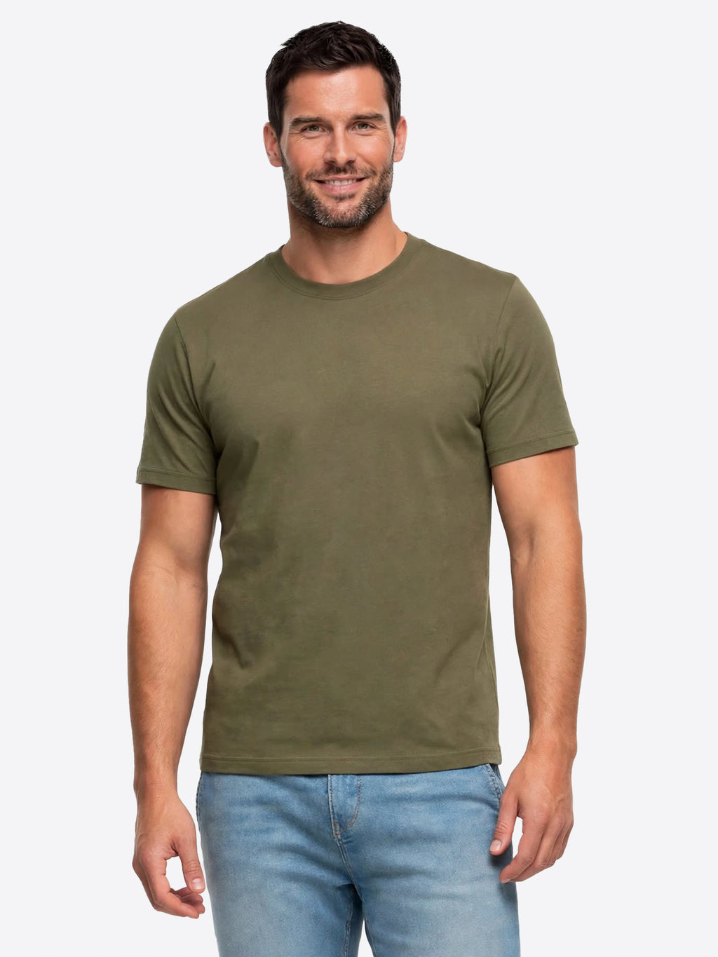 T-shirt GIANNI LUPO da Uomo - verde GL963F-F26MILITARY