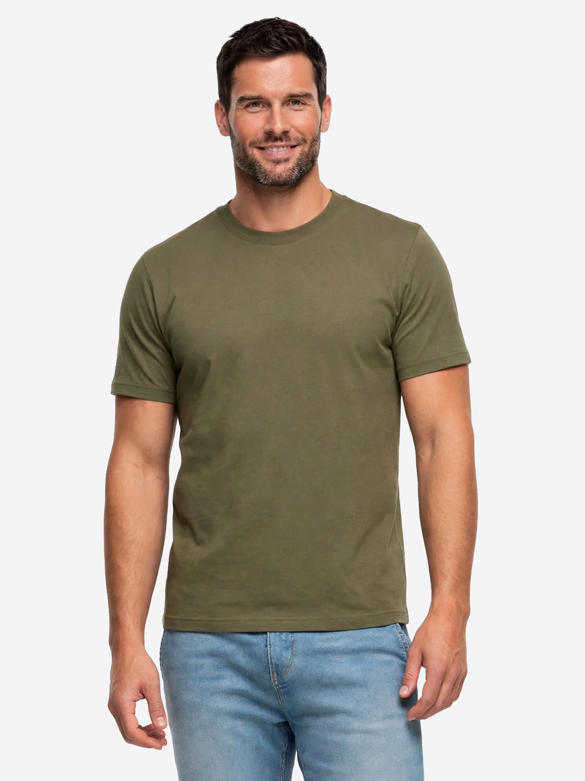T-shirt GIANNI LUPO da Uomo - verde GL963F-F26MILITARY