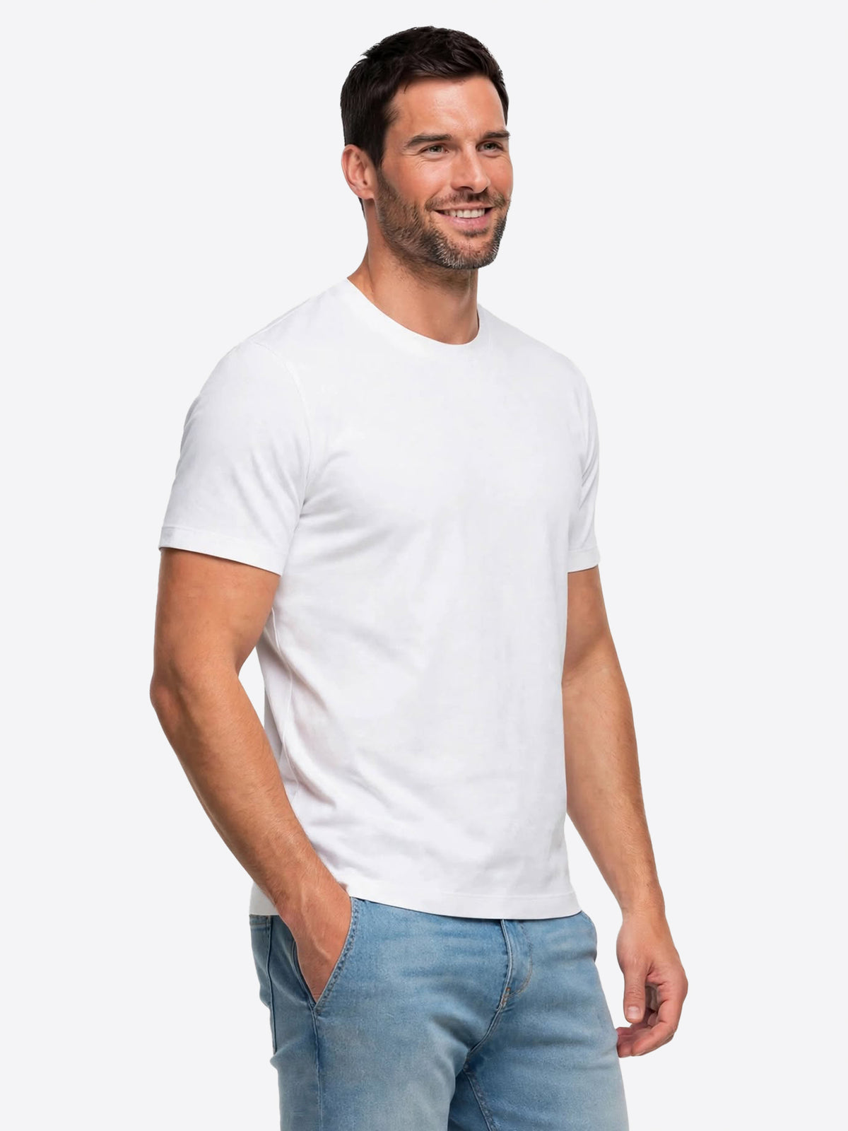 T-shirt GIANNI LUPO da Uomo - bianco GL963F-F26WHT