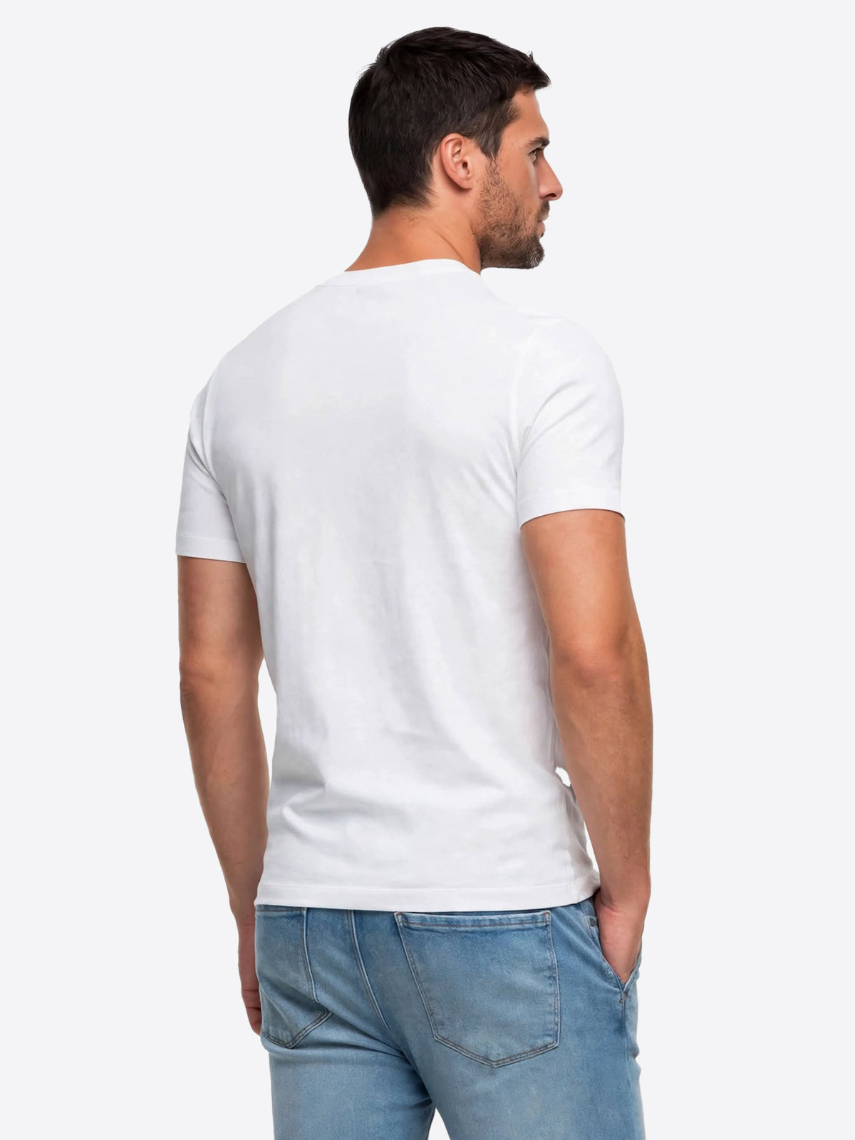 T-shirt GIANNI LUPO da Uomo - bianco GL963F-F26WHT