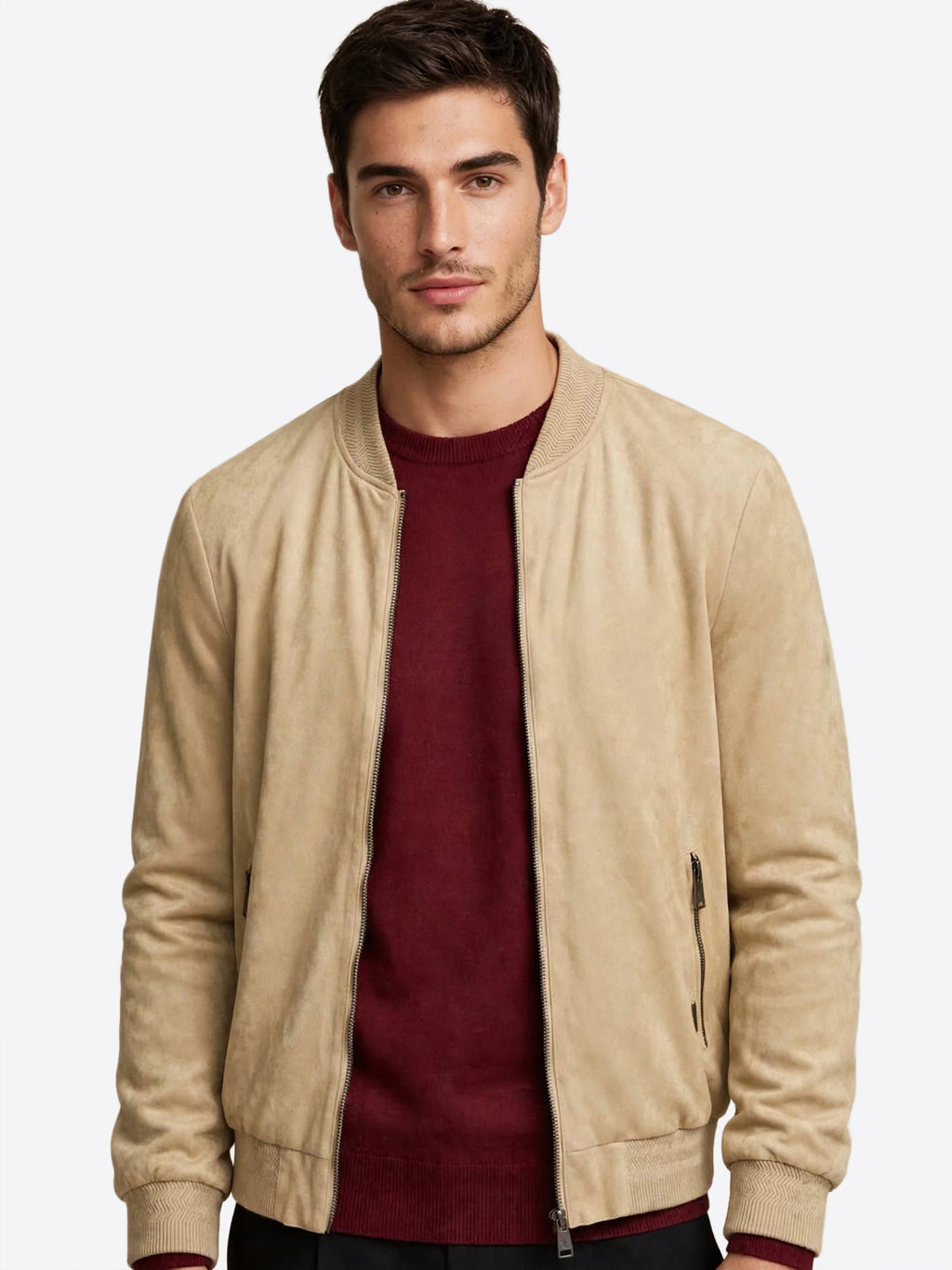Giubbino GIANNI LUPO da Uomo - beige GL9715--F26BEIGE
