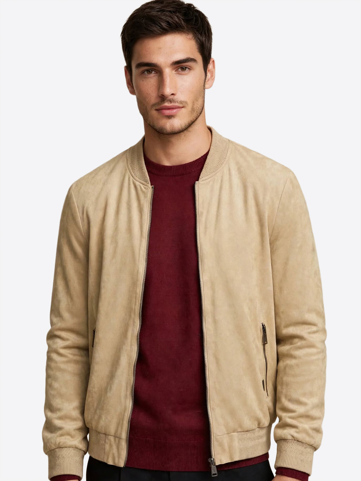 Giubbino GIANNI LUPO da Uomo - beige GL9715--F26BEIGE