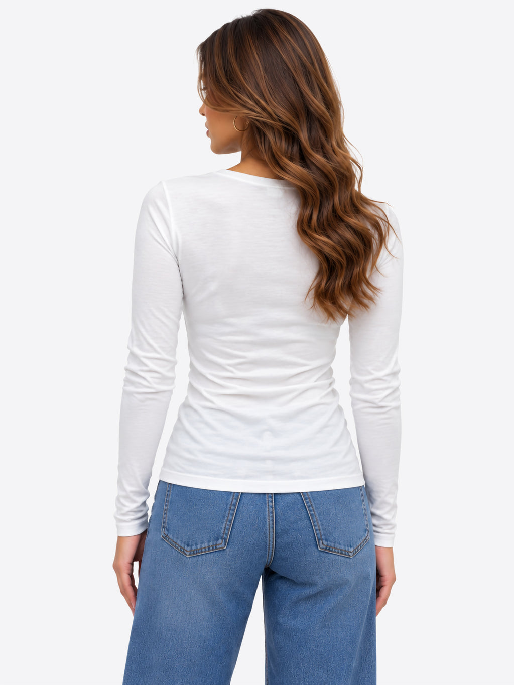 Long-shirt GL FOR HER da Donna - bianco GLD210RXWHT