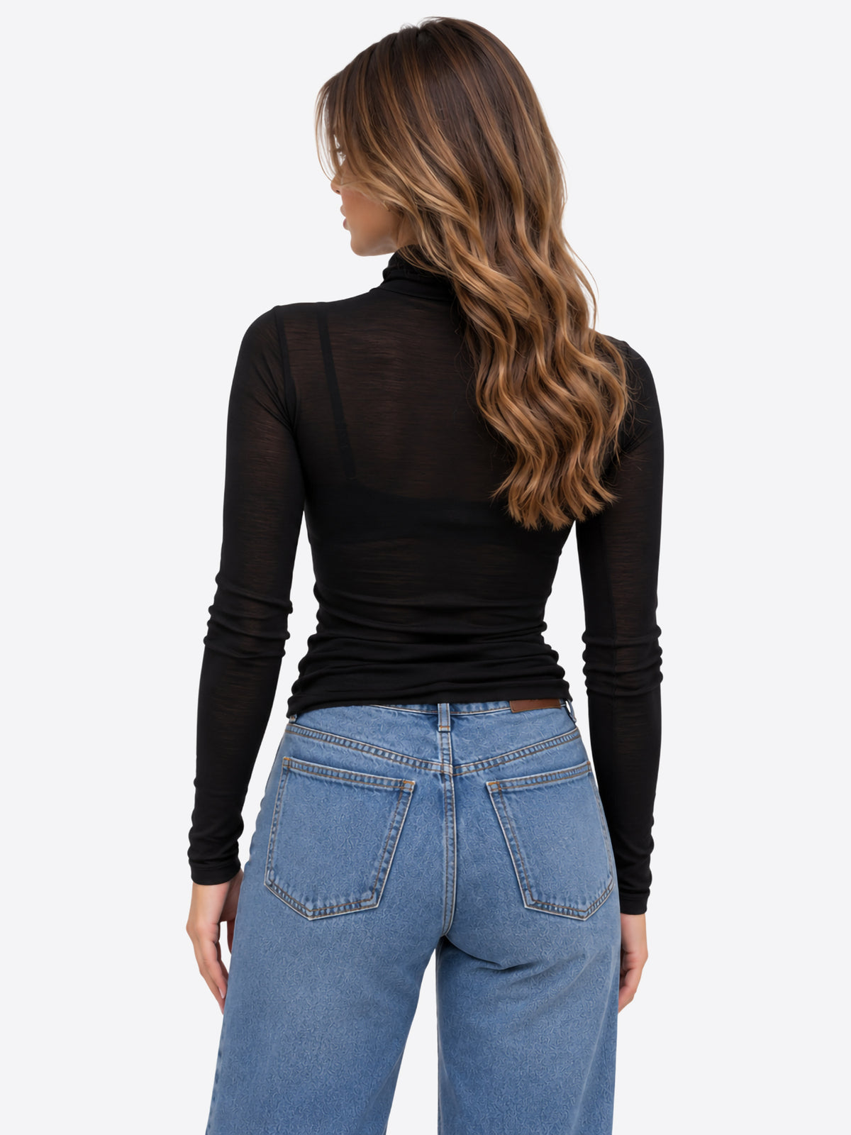 Long-shirt GL FOR HER da Donna - nero GLD218RXBLK
