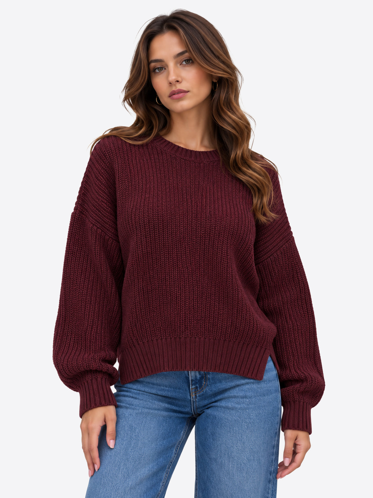Maglione Bordeau