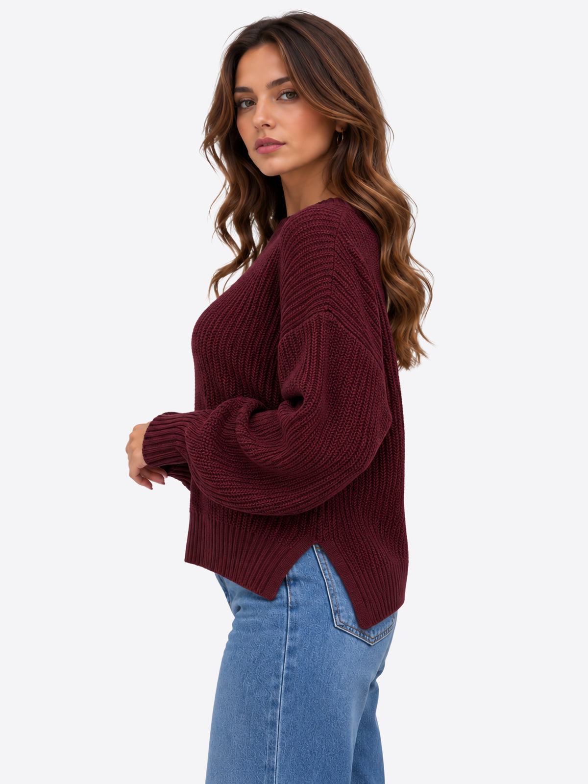 Maglione Bordeau