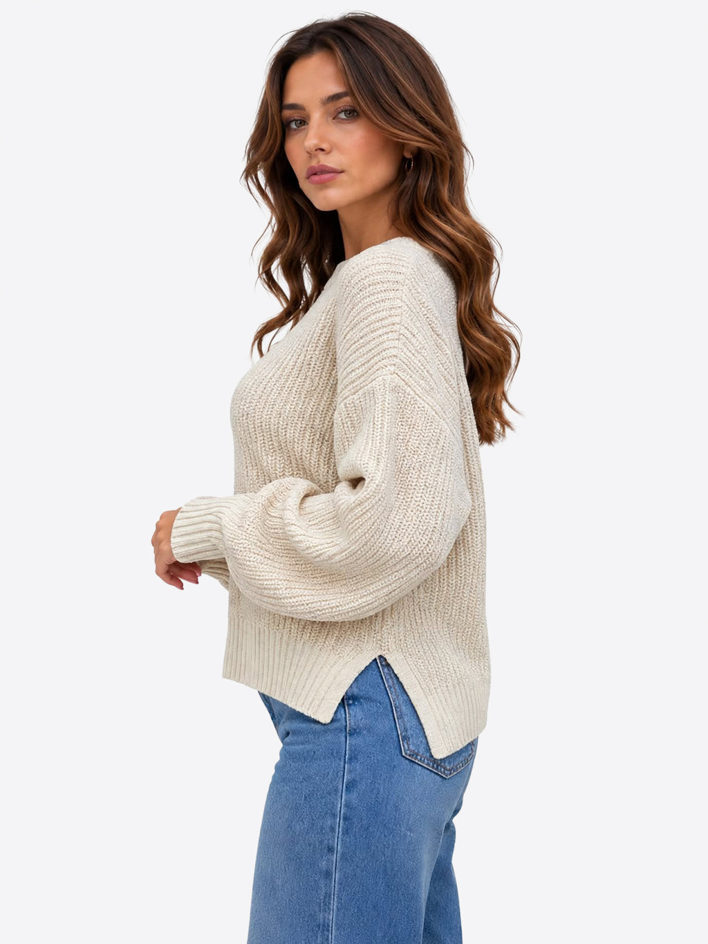 Maglione GL FOR HER da Donna - bianco GLD3047HCREAM