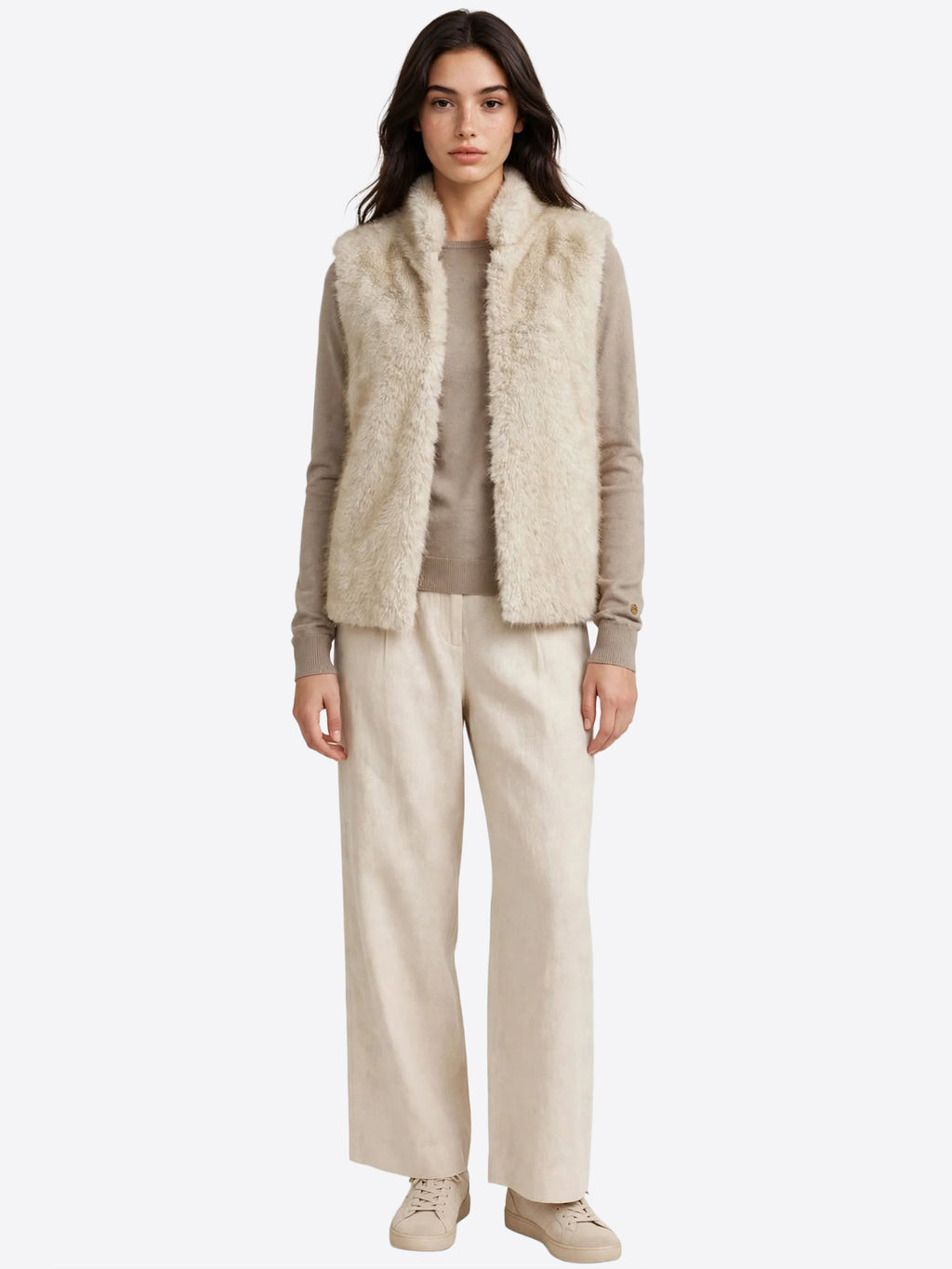 Pelliccia GL FOR HER da Donna - beige GLD9031JWBEIGE