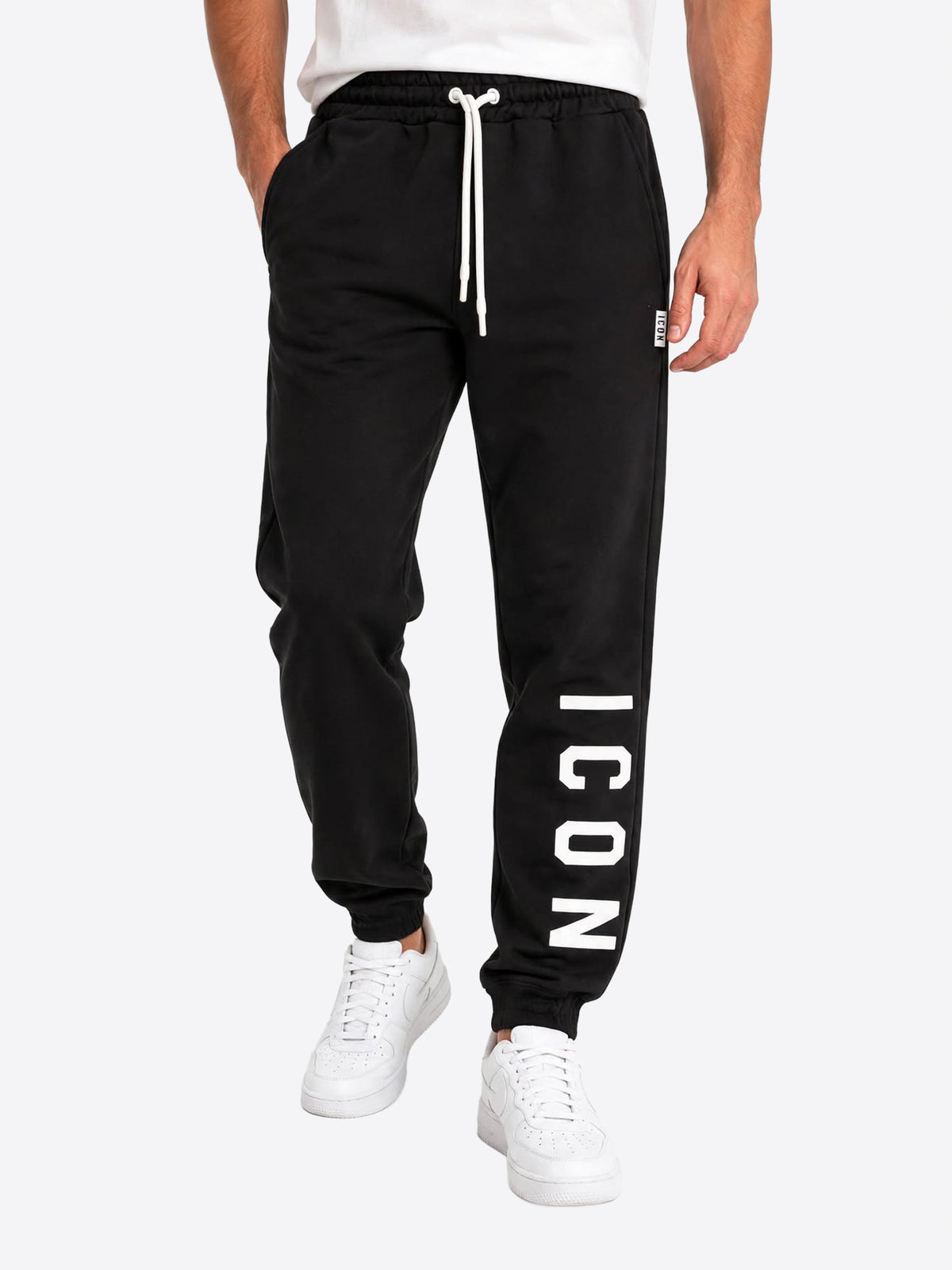 Pantalone Tuta ICON da Uomo - nero IUP002NEROBIANCO