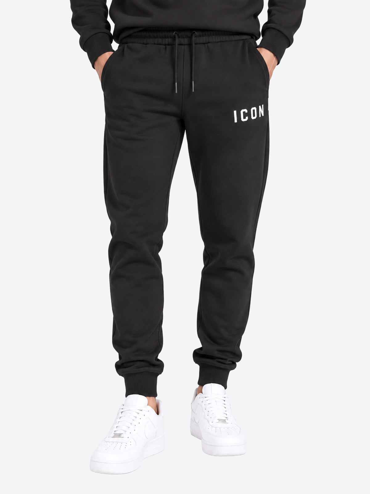 Pantalone Tuta ICON da Uomo - NERO IUP003CNEROBIANCO