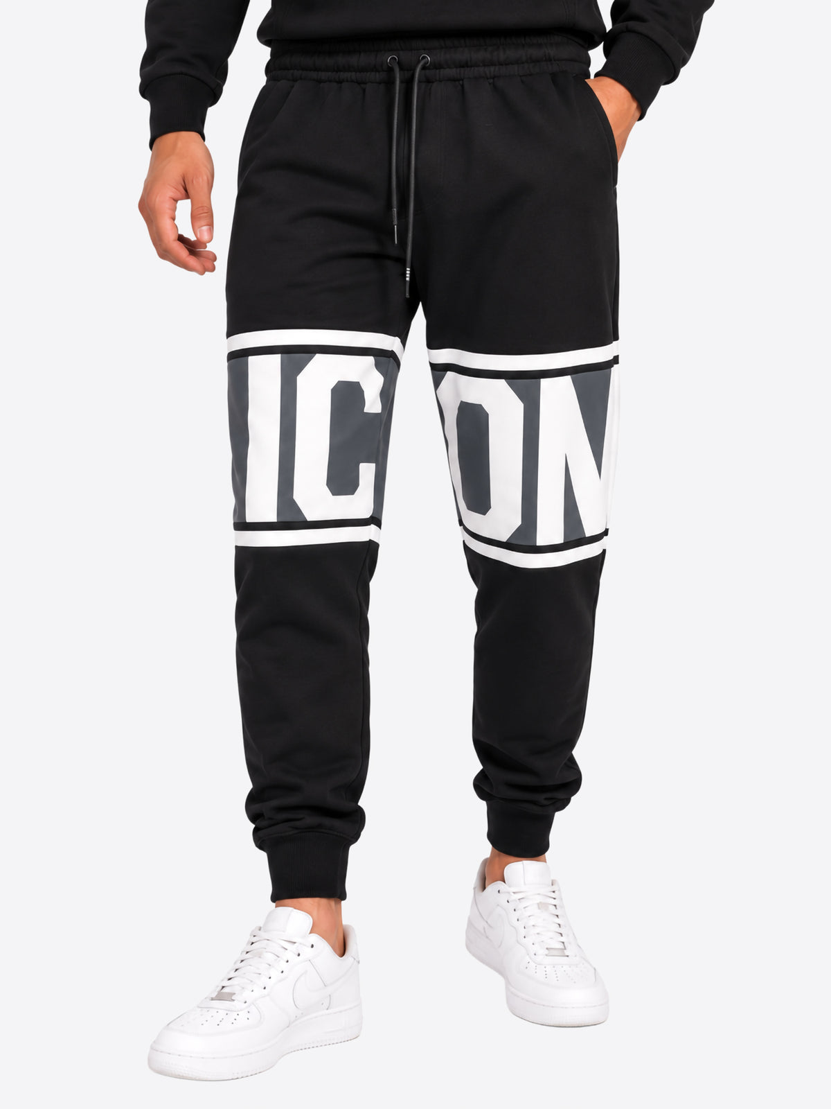 Pantalone Tuta ICON da Uomo - nero IUP023NERO