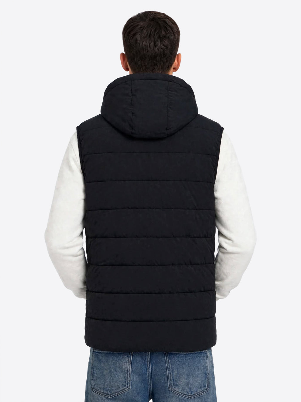 Piumino Smanicato ICON da Uomo - nero IUPREJ001CBLK