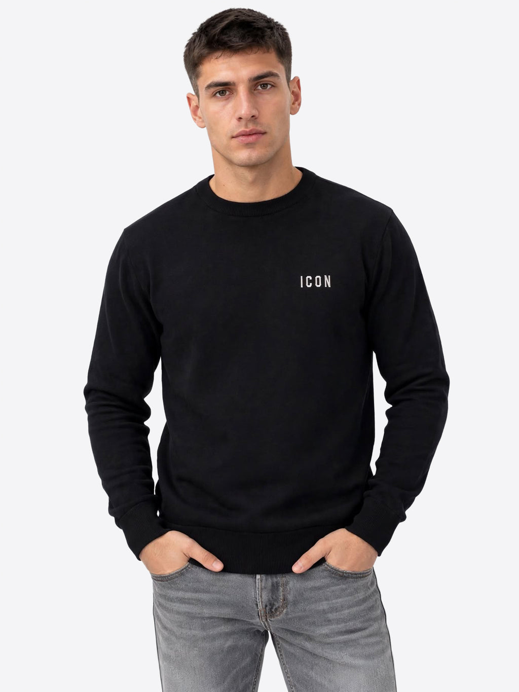 Maglia ICON da Uomo - nero IUPREM001BLK