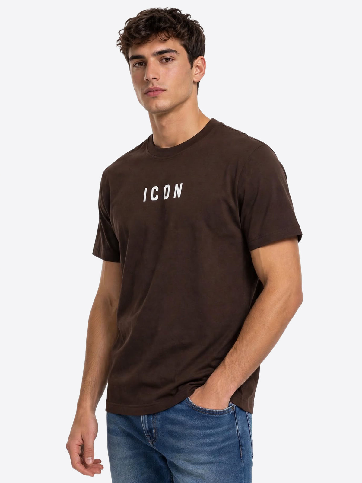 T-shirt ICON da Uomo - IUT002CMORO