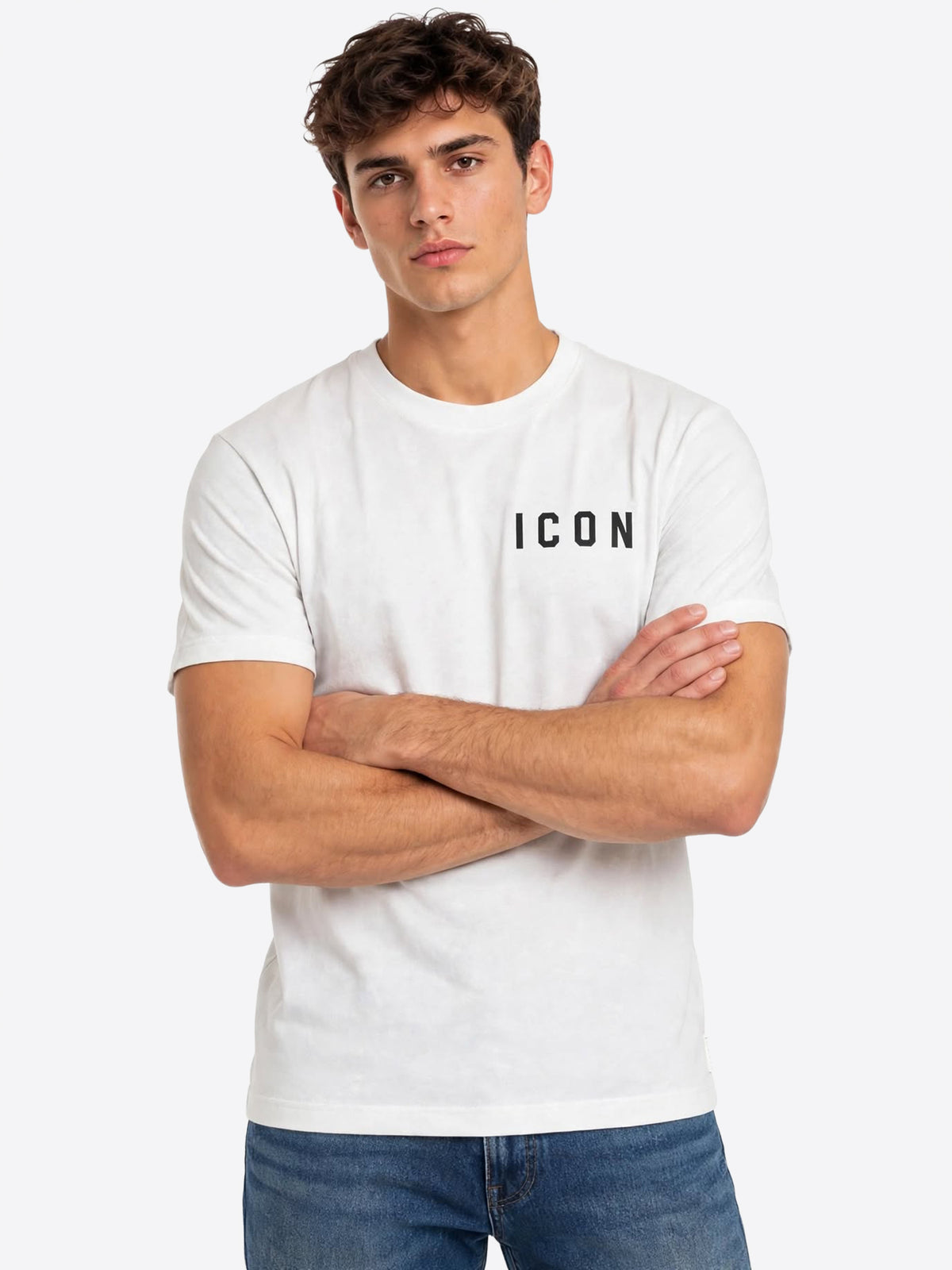 T-shirt ICON da Uomo - bianco IUT007CBIANCO