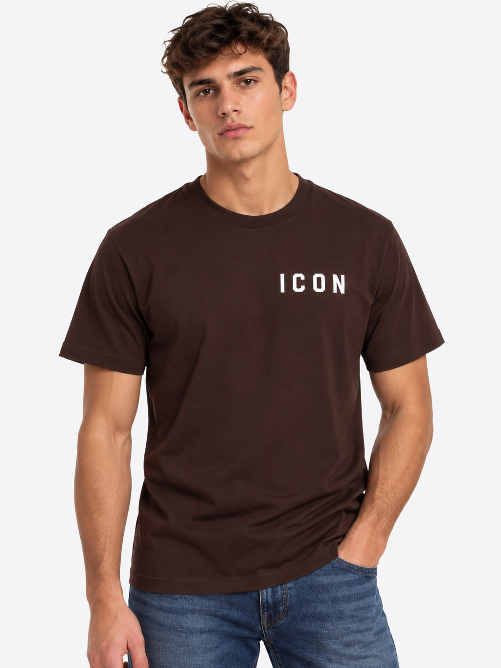 T-shirt ICON da Uomo - IUT007CMORO