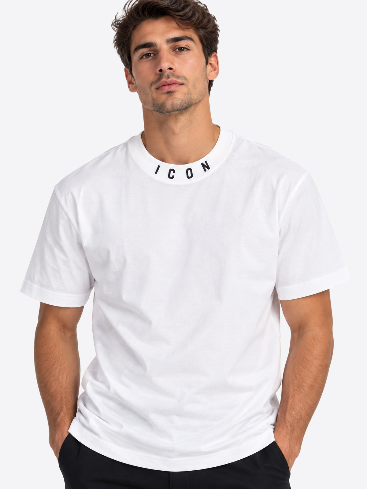 T-shirt ICON da Uomo - bianco IUT008CBIANCO
