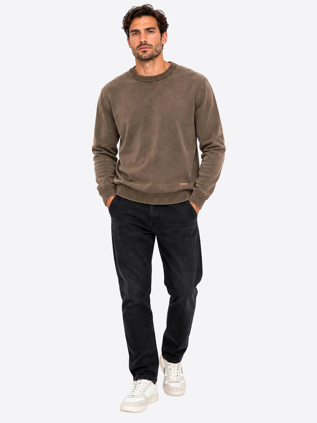 Maglione INDICODE da Uomo - INARKMILONECK069 MORO
