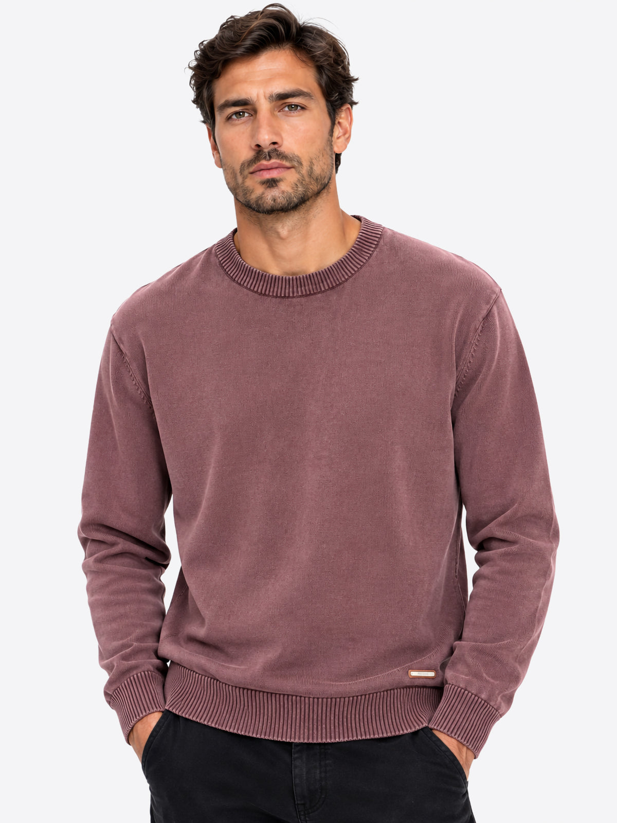 Maglione INDICODE da Uomo - rosso INARKMILONECK371 BORDEAU
