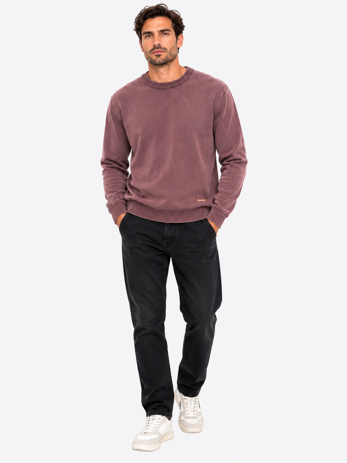 Maglione INDICODE da Uomo - rosso INARKMILONECK371 BORDEAU