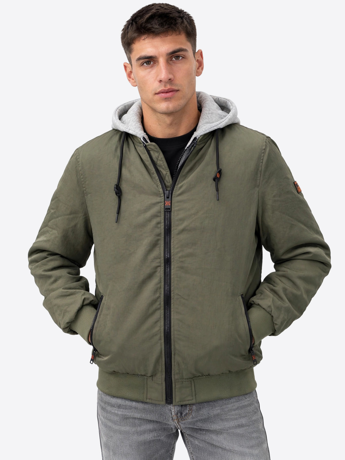 Giaccone INDICODE da Uomo - verde INFALSITE600 ARMY