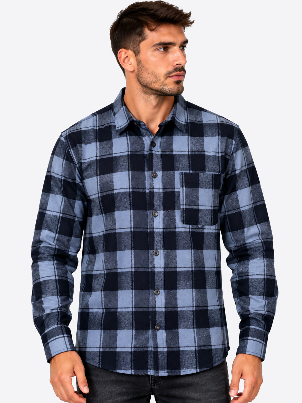 Camicia INDICODE da Uomo - blu INGILMO465 BLU