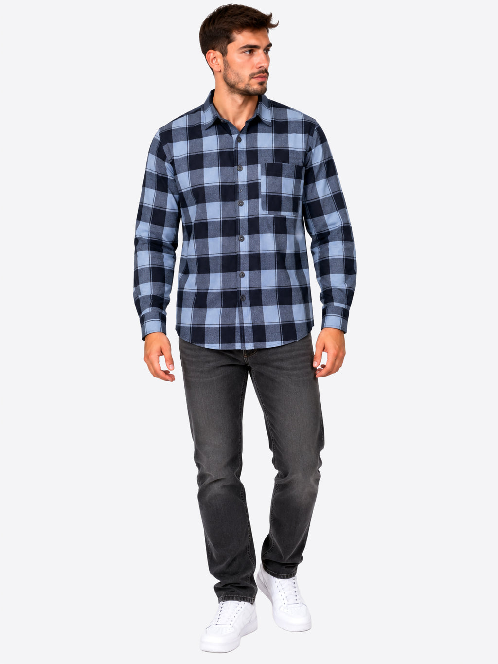 Camicia INDICODE da Uomo - blu INGILMO465 BLU