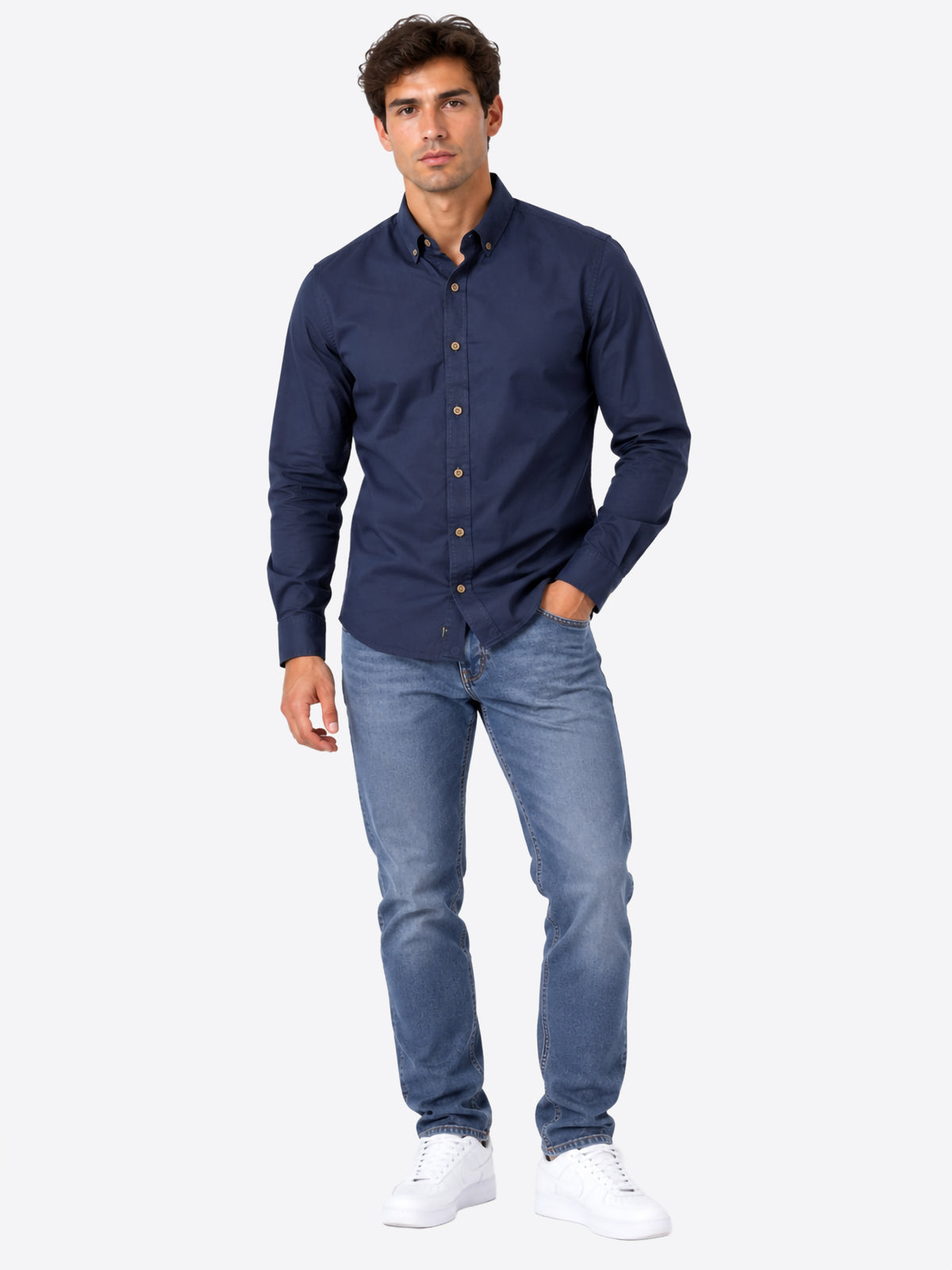 Camicia INDICODE da Uomo - blu INTAWEL469 BLU